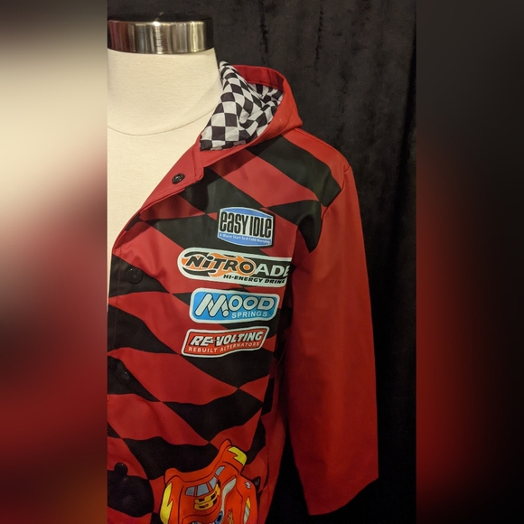 EUC Disney Lightning McQueen Rain Jacket- 10 - Picture 2 of 7